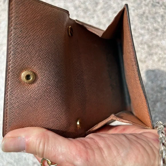 Louis Vuitton Mini Brown Monogram Wallet Crossbody - Picture 6 of 7